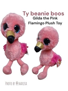 Ty Beanie Boos Gilda the Pink Flamingo Plushie stuffed animal stuffed kids toy